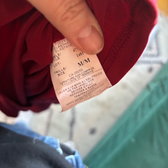 VINTAGE JACOB one shoulder tank top red 90s y2k * accepting offers - Picture 4 of 6